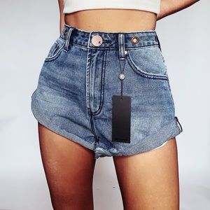 NWT One Teaspoon Denim Shorts